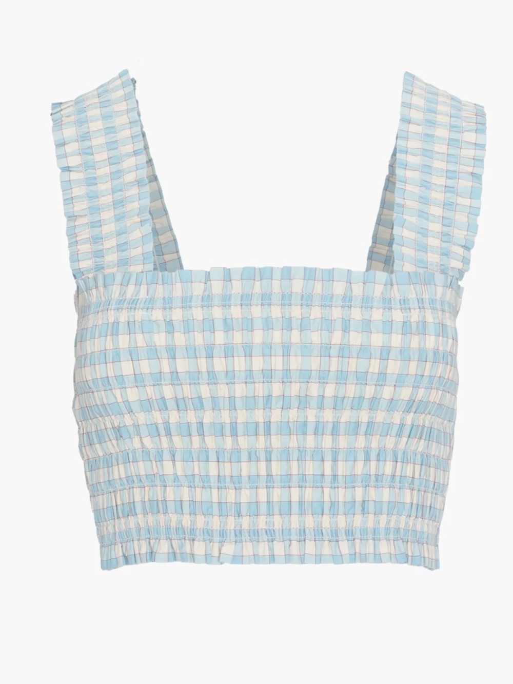 Hill House Home Azalea Nap Top in Blue Gingham.